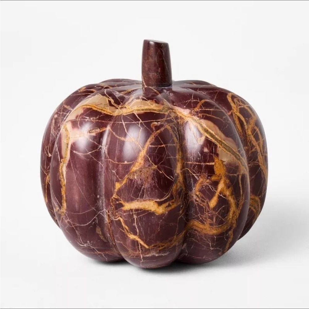 Small Marble Pumpkin Red - Threshold™ designed with Studio McGee